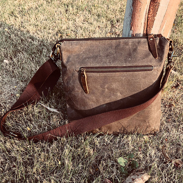 United Vintage Style Small Canvas Messenger Bag