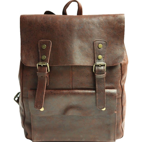 Cool Leather Mens Backpacks Travel Backpack Vintage Laptop Backpack fo –  iwalletsmen