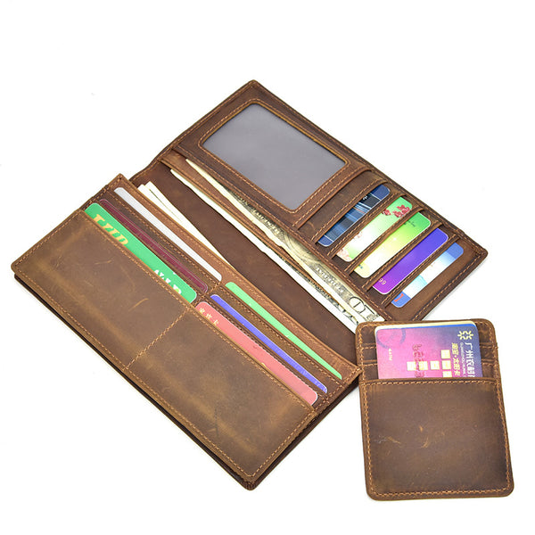 Handmade Leather Soccer Bifold Cool Men Long Wallet PERSONALIZED  MONOGRAMMED GIFT CUSTOM Travel Wallet Passport Wallet