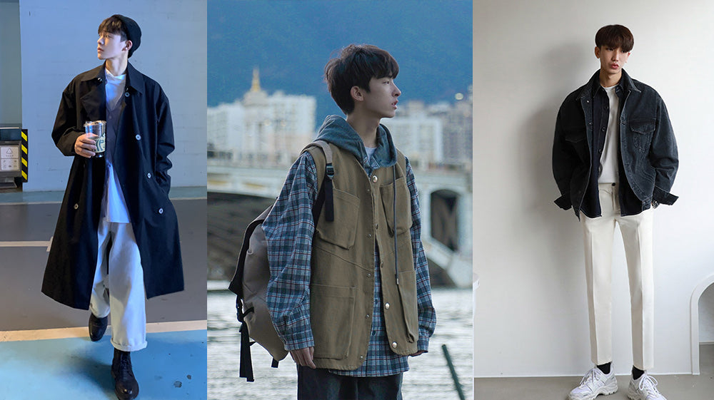 korean fashion men jackets