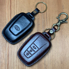 leather key fob covers​ Leather Toyota Key Fob Cover Handmade Toyota Leather Case For Key Fob with Belt Clip