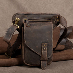 waist leg bag Mens Leather Thigh Bag Fanny Pack for Men Drop Leg Bag Leather Bum Bag Waist Bag