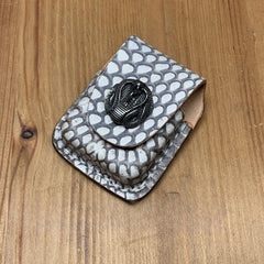 zipper case​ Cool Snake Skin Zippo Lighter Case with Belt Loop Zippo lighter Holder Snake Zippo Case 