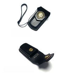 Leather VW Passat CC Key Fob Cover Handmade VW Passat CC Leather Case For Key Fob with Belt Clip