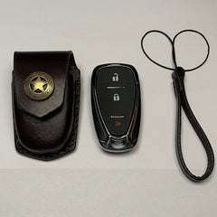 Handmade Leather Chevrolet Key Fob Cover Chevrolet Leather Case For Key Fob with Belt Loop