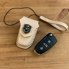 Leather Chery Tiggo Key Fob Cover Handmade Chery Tiggo Leather Case For Key Fob with Belt Clip