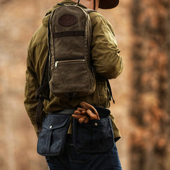 Navy Canvas Mens Tools Waist Pouches 