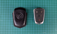 Leather Cadillac Key Fob Cover Handmade Cadillac ct4ct5ct6 xt4xt5 Leather Case For Key Fob with Belt Loop 