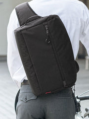 Black backpack for work Bussiness Backpack 14‘’ Laptop Large Sling Bag For Men Work Backpack