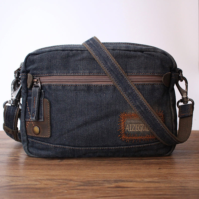 Casual Denim Shoulder Bag, Jean Patchwork Bag, Crossbody Denim Purse, Boro  Patch Jeans Bag - Etsy | Denim bag, Bags, Small handbags