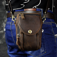 belt loop pouch​ Leather Belt Pouch Mens Small Crossbody Bag Cell Phone Belt Holster Mens Leather Belt Bag