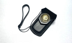 Leather VW Passat CC Key Fob Cover Handmade VW Passat CC Leather Case For Key Fob with Belt Clip