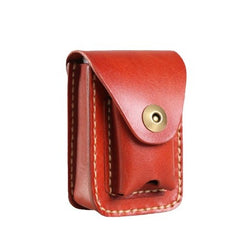 case of marlboro cigarettes Leather Mens Cigarette Case with Belt Loop Zippo Lighter Holder for Men