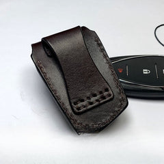 Handmade Leather Chevrolet Key Fob Cover Chevrolet Leather Case For Key Fob with Belt Loop