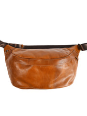 Large Leather Waist Bag Style Sling Bag