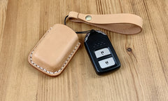 Leather Honda CRV Key Fob Cover Handmade Honda CRV Leather Case For Key Fob with Belt Loop - iwalletsmen