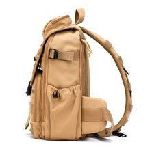 Khaki Large tactical laptop bag Tactical Sling Bag For Men Canvas Military Backpack For Men Military Rucksack