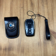 Leather Toyota Highlander Key Fob Cover Toyota Highlander Key Fob Case