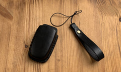 Black Leather Audi Key Fob Cover 