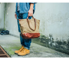 men's leather tote​ Cool Tote Bags for Men Mens Canvas Tote Canvas And Leather Tote Best Men's Tote Bags