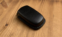 Black Leather Audi Key Fob Cover Audi A468X135 Leather Case For Key Fob with Belt Loop