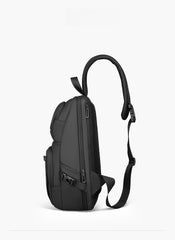 Black crossbody sling bag Waterproof Business Sling Bag For Big Men