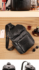 Convertible Sling Backpack For Big Men