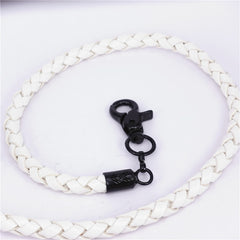 Biker Wallet Chain White Leather Wallet Chain Mens Pants Chain Jeans Chain Jean Chain