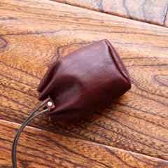 coin pouch keychain Leather Coin Pouch Drawstring Pouch Male Coin Pouch Small Coin Pouch