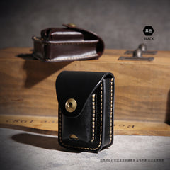 case cigarette holder​ Leather Cigarette Case Hard Cigarette Case Leather Cigarette Pouch with Belt Loop