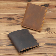 bifold wallet vertical Leather Mens Slim Bifold Wallet Small Wallets Vertical Billfold Wallet Front Pocket Wallet for Men