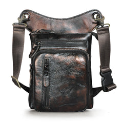 leg satchel Motorcycle Thigh Bag Belt Pouch Leather Drop Leg Bag Mens Leather Thigh Bag Left Leg Pack 