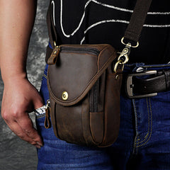 belt pouch men​ Leather Belt Pouch Mens Small Crossbody Bag Cell Phone Belt Holster Mens Leather Belt Bag