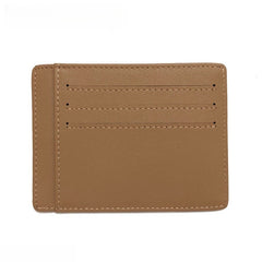 Leather Mens Slim Cards Holder Front Pocket Wallets Card Wallet for Men