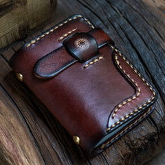 leather credit card wallet Dark Brown Leather Wallet for Credit Cards Handmade Leather Card Wallets Mens Leather Card Wallet