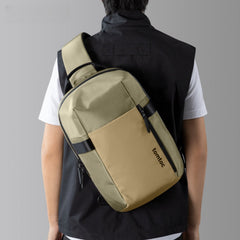 mens sling backpack best sling bags 14‘’ Laptop Large Sling Bag For Big Men