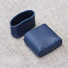 Cool Handmade Black Leather Mens Classic Zippo Lighter Case Standard Zippo Lighter Holder for Men