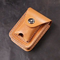 Cool Leather Mens Cigarette Case with Belt Loop Zippo Lighter Holder for Men