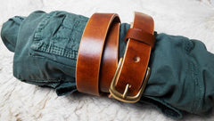 Handmade Leather Brown Mens Belt Leather Belt for Men - iwalletsmen