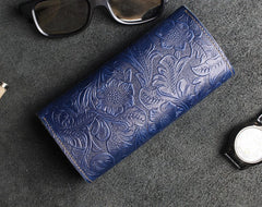 Handmade Floral Mens Womens Leather Glasses Case Glasses Box Glasses Holder Eyeglass Case