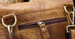 Cool Leather Mens Small Side Bag Messenger Bag Shoulder Bag for Men - iwalletsmen