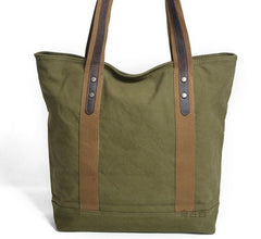 Mens Canvas Tote Purse Handbags Canvas Shoulder Bag for Men - iwalletsmen