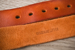 Handmade Genuine Custom Leather Mens Leather Men Brown Black Belt for Men