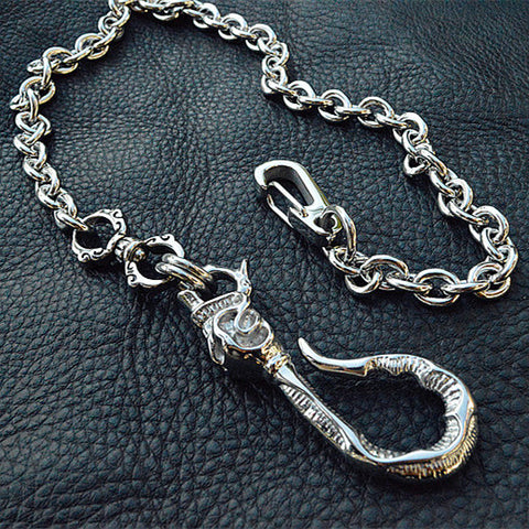 Cool Men's Women's Stainless Steel 18'' Silver Wallet Chain Pants Chai –  iwalletsmen