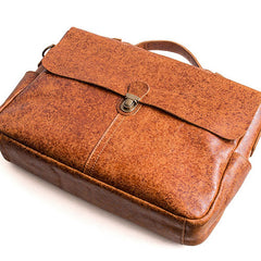 Genuine Leather Mens Cool Messenger Bag Work Bag Satchel Bag Briefcase Bag for men - iwalletsmen