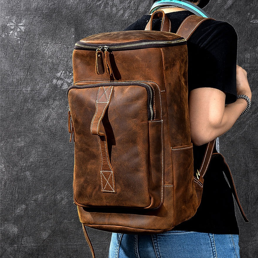 Men's Vintage Oxford Travel Laptop Backpack — More than a backpack