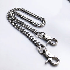 Cool Silver Stainless Steel Mens Pants Chain Biker Wallet Chain Key Chain For Men - iwalletsmen