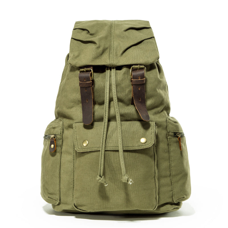 Shop Generic Men's Travel Bag Army Green Bucket Bags Men Backpack