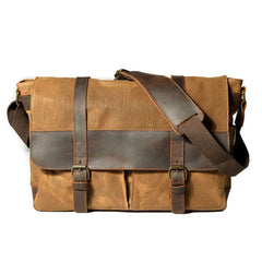 Mens Canvas Side Bag Canvas Messenger Bag Courier Bag Shoulder Bag for Men - iwalletsmen