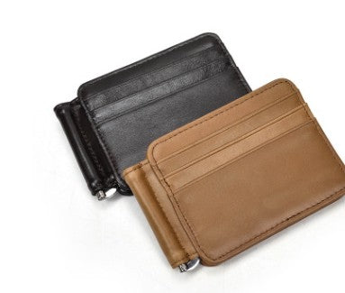 Handmade Leather Mens Cool Slim Leather Wallet Card Wallet Holders Men –  iwalletsmen